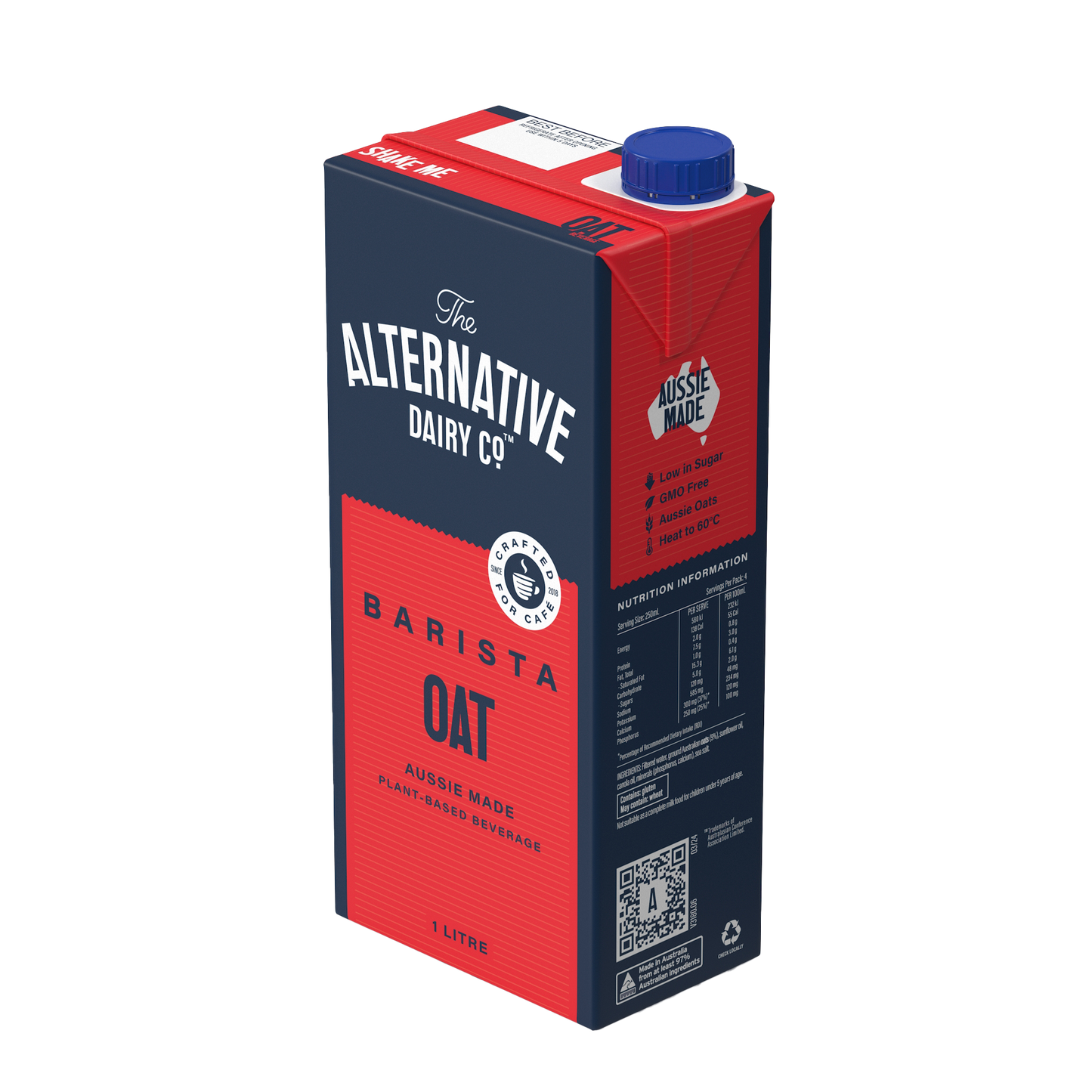 Alternative Dairy Co. Oat Milk 12 x 1L $3 per unit