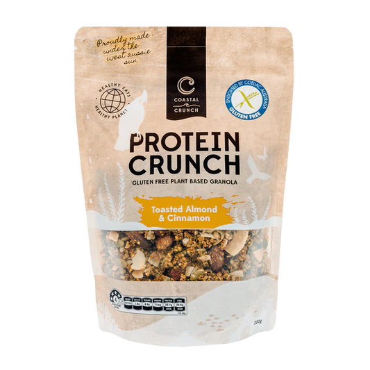 Protein Crunch Gluten Free Granola 1KG Toasted Almond & Cinnamon