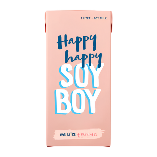 Happy Happy Soy Boy 6 x 1L $4.66 per unit