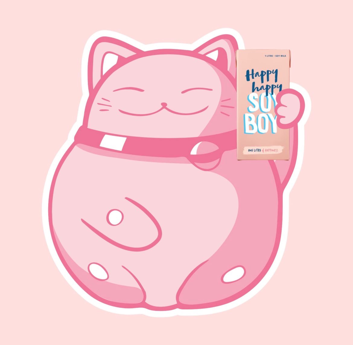 Happy Happy Soy Boy 6 x 1L $4.66 per unit